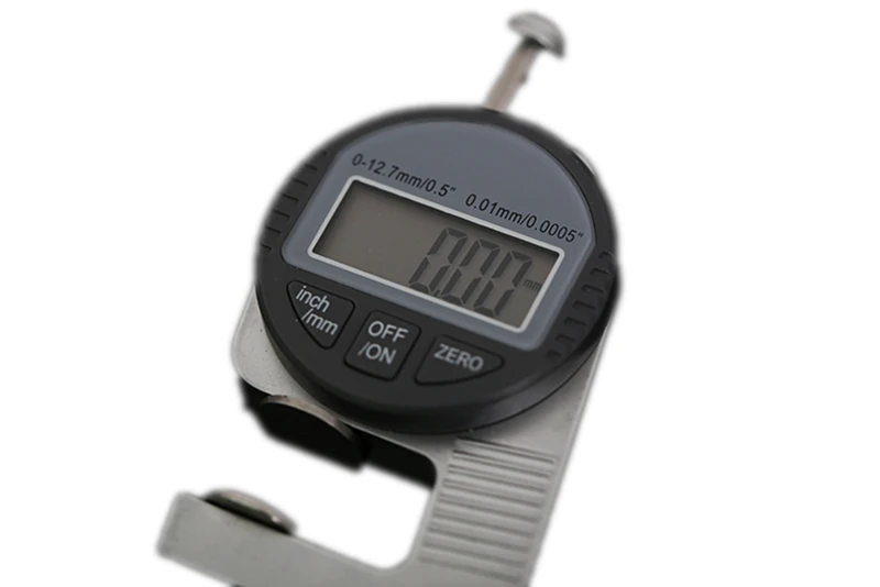 Портативный Электронный индикатор толщины циферблата цифровой мини измеритель 0