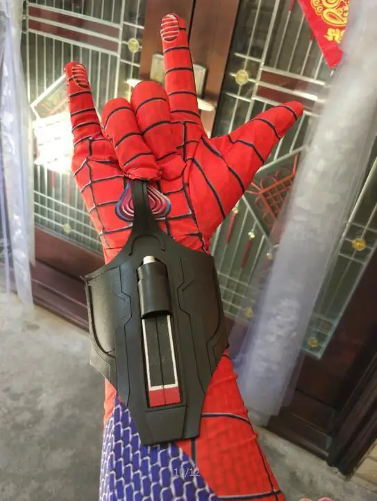 fit for 15.5-19.5cm Marvel Человек Паук возвращение домой Косплей Питер Бенджамин Паркер веб-шутер украшения - Цвет: fit for 15.5-19.5cm