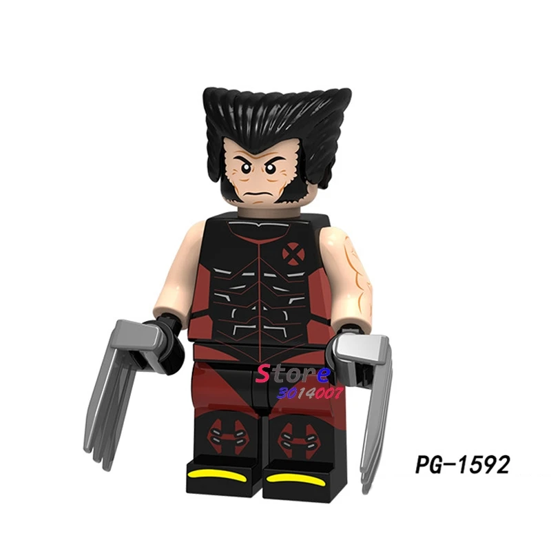 Один строительный конструктор Бэтмен Капитан Америка Rocky Big Barda Free Namor Lara Croft power Joker игрушки для детей - Цвет: PG1592