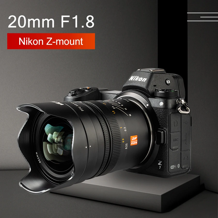 Viltrox 20 мм F1.8 Полнокадровый объектив широкоугольный основной Объектив Ручная