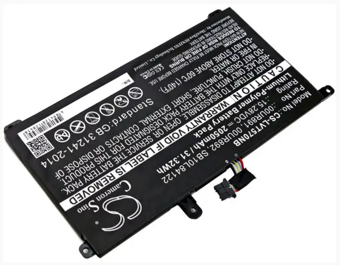 Аккумулятор Cameron Sino 2050mAh Для LENOVO T570 ThinkPad 20H9003ACD 20H9003BCD 20H9A001CD 00UR892 SB10L84122 | Электроника
