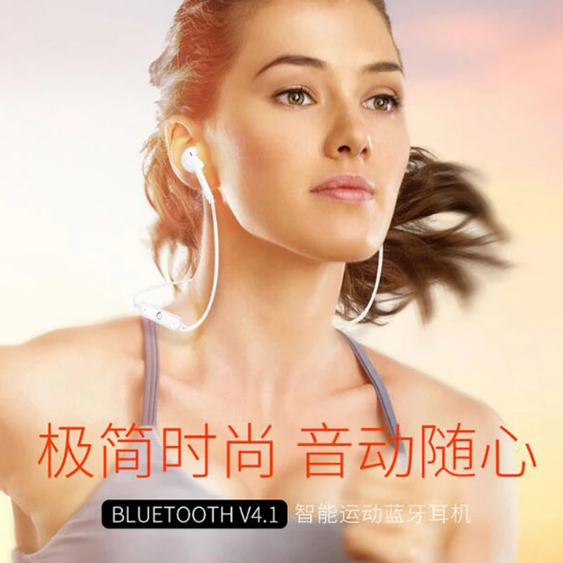 242S6 Bluetooth наушники спортивные беспроводные гарнитура свободные с микрофоном для