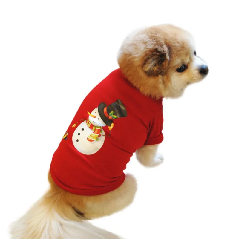XS/S/M/L красная одежда для собак, Рождественский костюм, одежда с героями мультфильмов для маленьких собак, одежда, костюм, платье, зимняя одежда, пальто, одежда, новинка