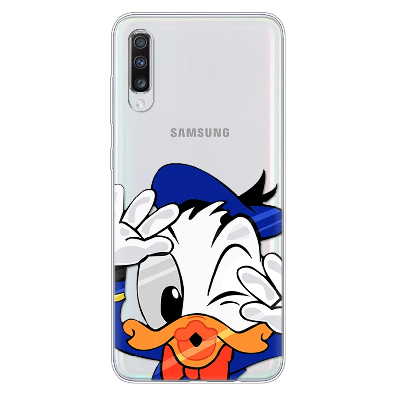 tanglaoy Роскошный парный чехол для телефона s, чехол для samsung Galaxy A70, силиконовый чехол из ТПУ с рисунком, Прозрачный чехол для Fundas samsung Galaxy A 70, тонкий Чехол - Цвет: tanglaoy