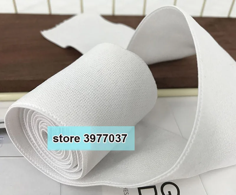 3meters white black Flat Elastic Band Sewing Clothing Accessories Nylon Webbing Garment Width 8cm 10cm | Дом и сад