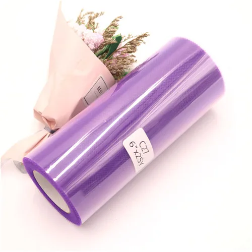 C27 Deep violet 15 см 25 ярдов детского дня рождения и вечеринки, рулон тюля Ткань для юбки-пачки для вечеринки, дня рождения Свадебные украшения сетчатая ткань для шитья DIY органза юбка-пачка аксессуары - Цвет: C27 Deep violet