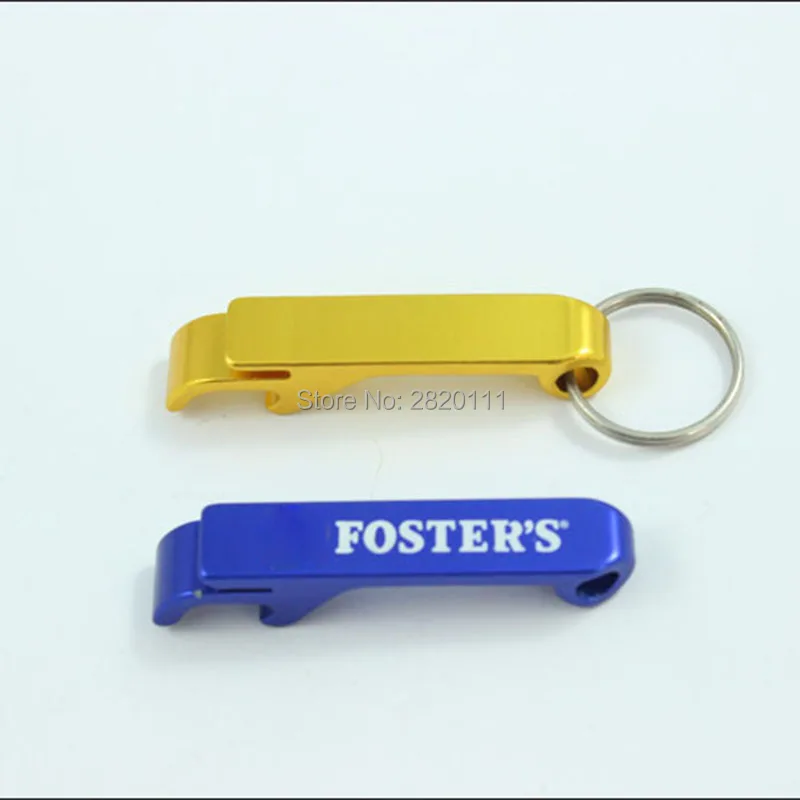 Оптовая продажа 12 шт. открывалка для пивных бутылок брелок алюминиевая банок