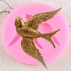 3D Птицы силиконовые формы для шоколадных конфет формы для пирожных Сделай Сам инструменты для украшения кекса выпечки помадки формы ювелирные изделия формы для полимерной глины