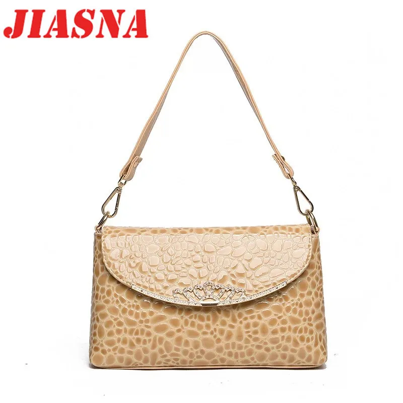 JIASNA Новый Женский Европейский и Американский Стиль Канала Дамские Сумки Мягкий PU