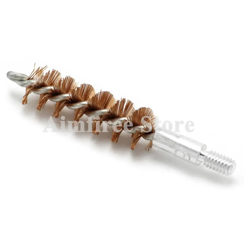 5 шт/лот 9 мм фосфорная бронзовая зубчатая щетка оружейный ершик для винтовочного пистолета резьба 8-32 Охотничьи аксессуары