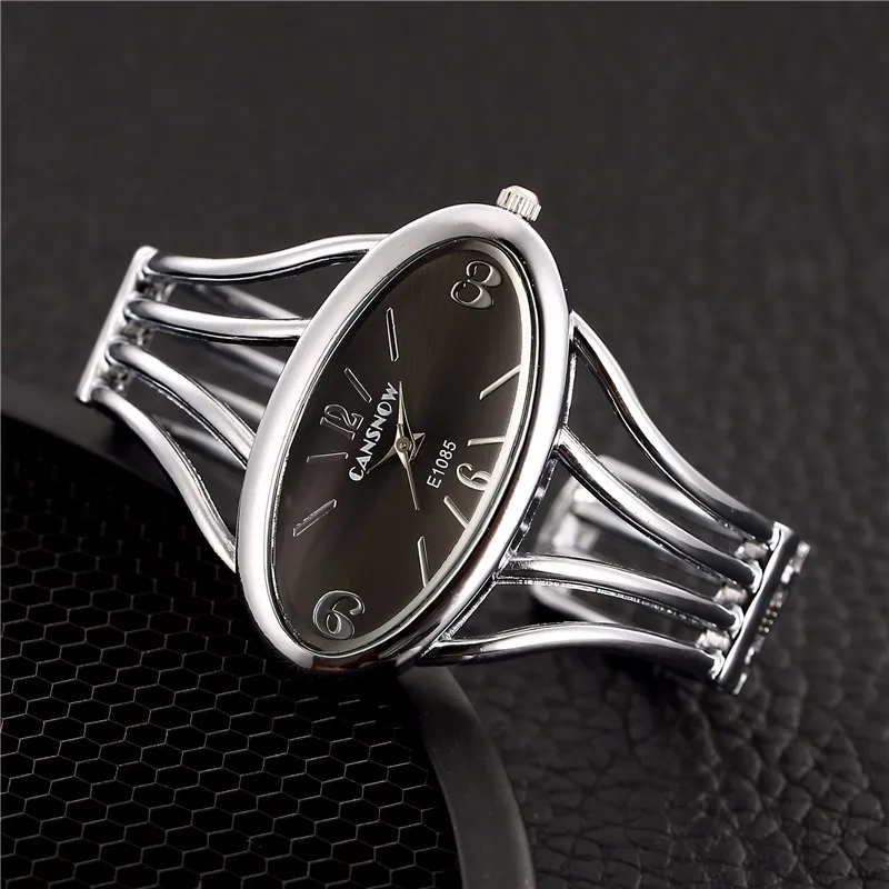 Elliptical Gemstone Watch New Lady's Belt Drop Shipping Fashion Digital Quartz Bracelet | Наручные часы