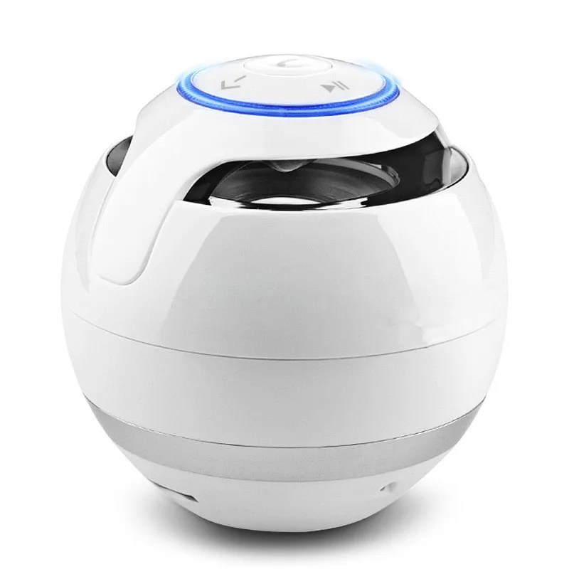 New Portable Mini LED Bluetooth wireless Speaker Ball Support Hand-free TF Card Aux In Stereo Super Bass MP3 Music Player | Электроника
