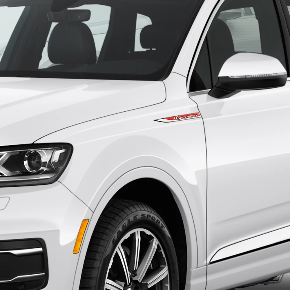 Боковой Стикеры сзади эмблемы для Защитные чехлы сидений сшитые специально Chery