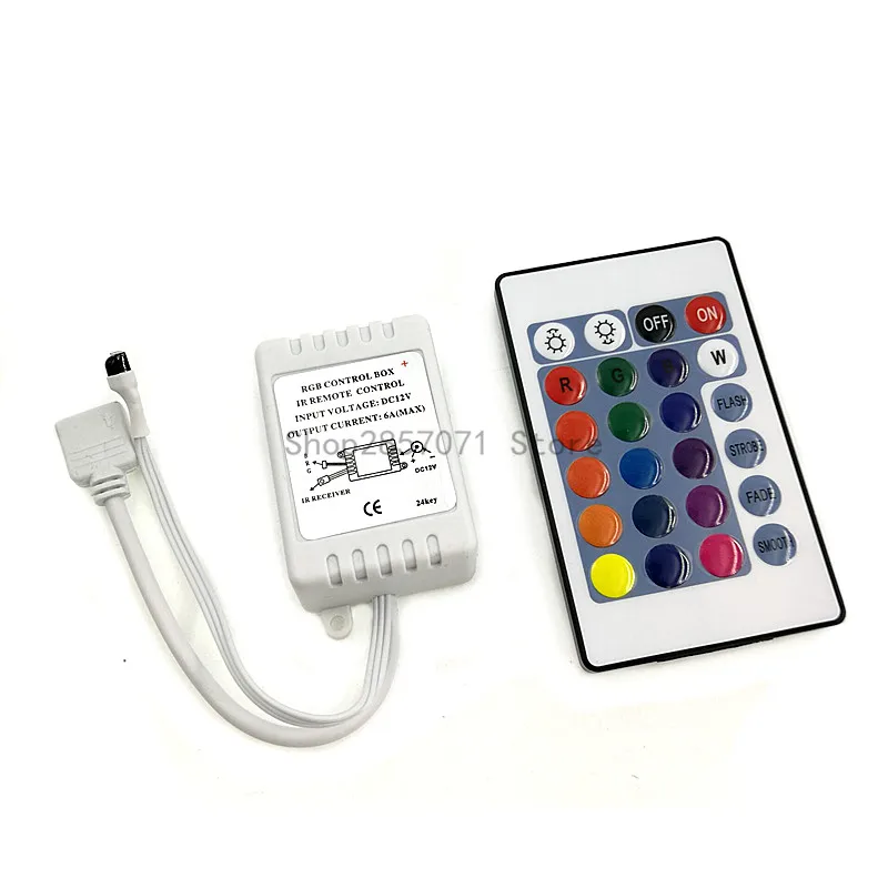12V 24Key светодиодный rgb ИК RF инфракрасный Беспроводной управления для 3528/2835/5050 светодиодный 12 в 24 клавиши Беспроводной управления