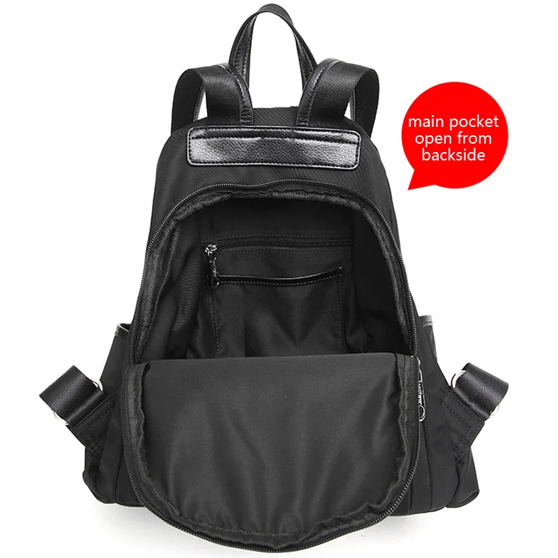 Модный женский рюкзак oxford для девочек недорогой черный женские рюкзаки