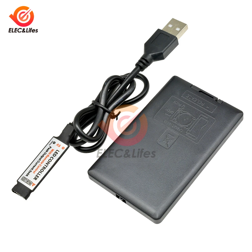 5 в USB ИК инфракрасный и RF беспроводной пульт дистанционного управления Лер диммер 17 ключ 24 ключ для дистанционного управления светодиодный светильник