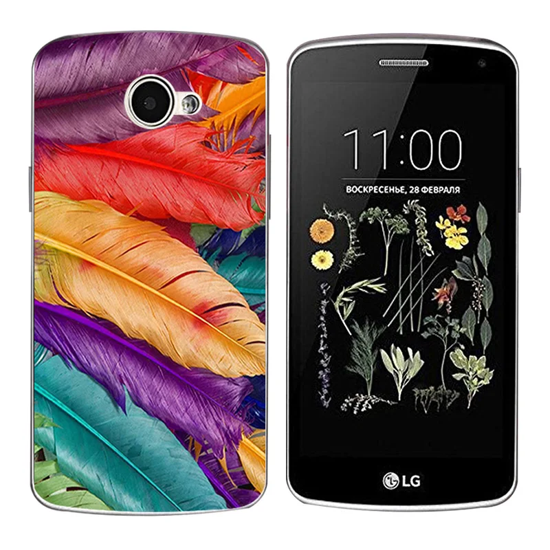 Чехол для LG K5 Мягкий силиконовый чехол LTE X220 X220DS K 5 с принтом млекопитающих k5 0