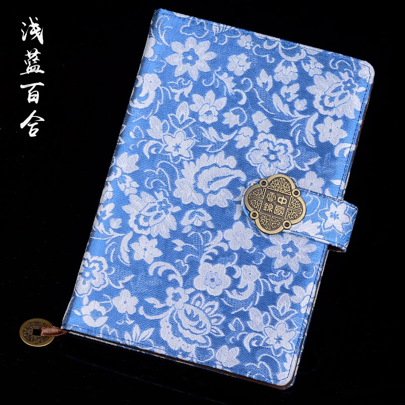 Рекомендуемые/Nanjing YUNJIN парчовая записная книжка Inheritors of intensiors of intensary cultural Heritage notebook 1 шт - Цвет: Marriage blessing