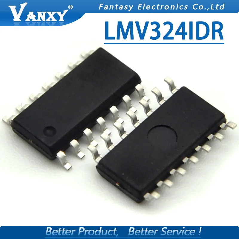 Новинка оригинал 10 шт. lmv324чарт СОП-14 LMV324ID SOP LMV324 SOP14 LMV324I | Электронные компоненты и
