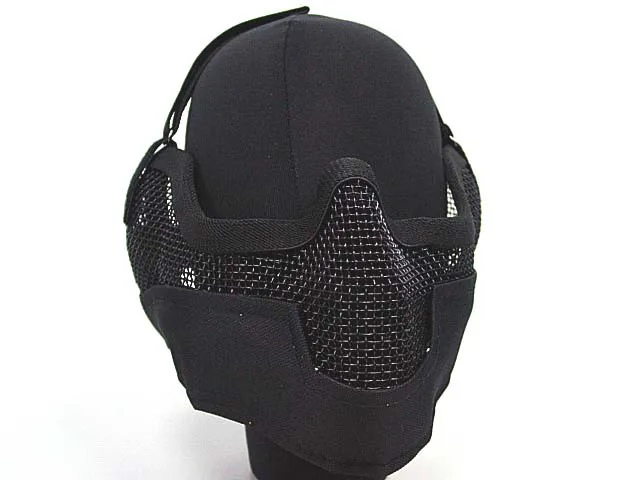 Пейнтбольная маска черного медведя пейнтбольная в стиле летучей мыши охотничьи