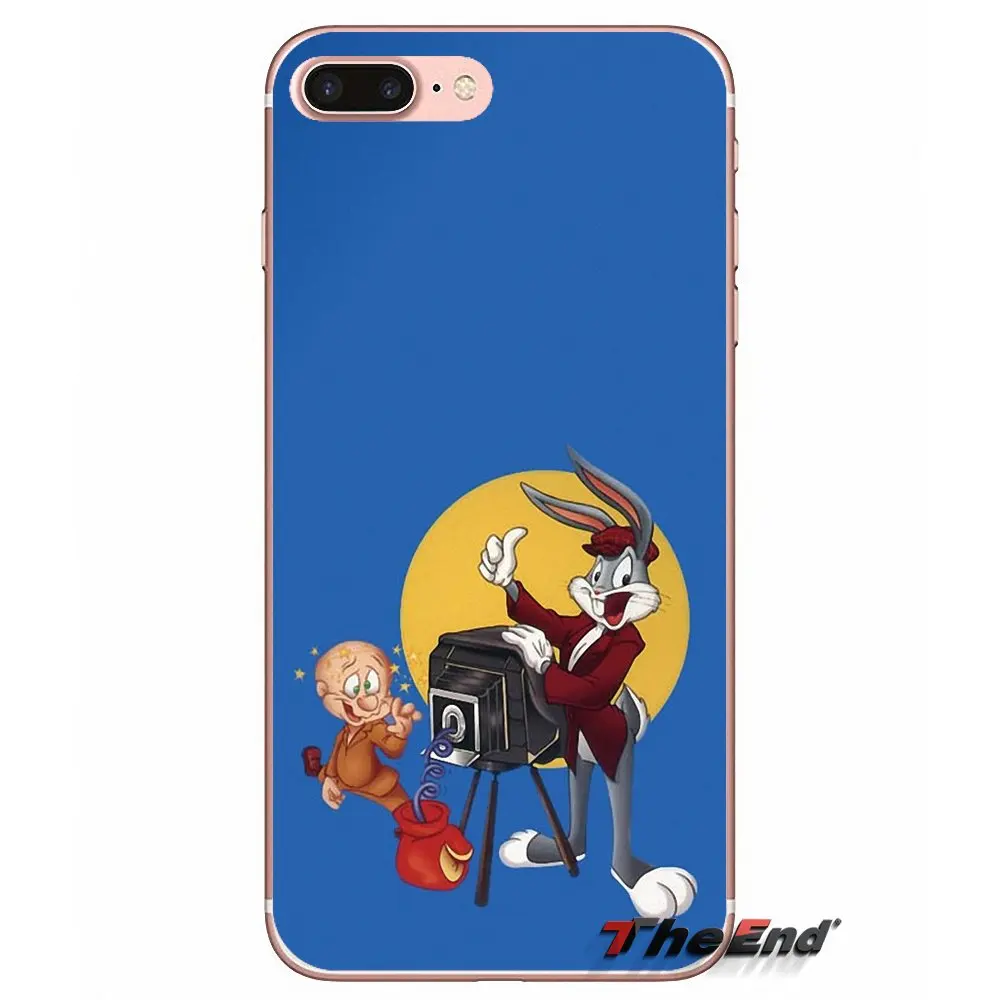Милый Looney Tunes Bugs Bunny для Huawei G7 G8 P7 P8 P9 Lite Honor 4C 5X 5C 6X Mate 7 8 9 Y3 Y5 Y6 II 2 Pro 2017 чехол телефона