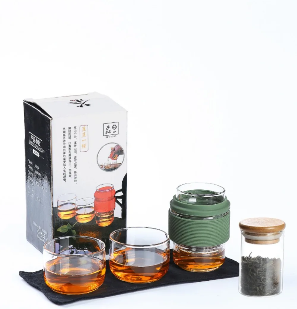 WIZAMONY дорожная сумка китайский чайный набор кунг-фу gaiwan Чайник чашки стеклянная ярмарка кружка Чайные Наборы белая керамика fot подарок пуэр посуда для напитков