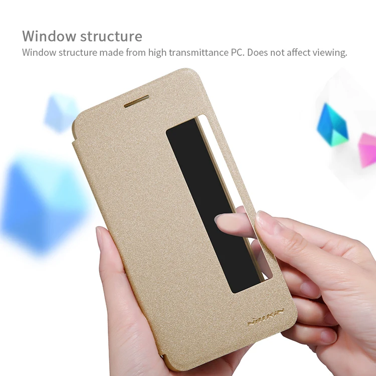 СПС huawei Коврики 10 случае чехол NILLKIN Sparkle откидная крышка кожаный с окном