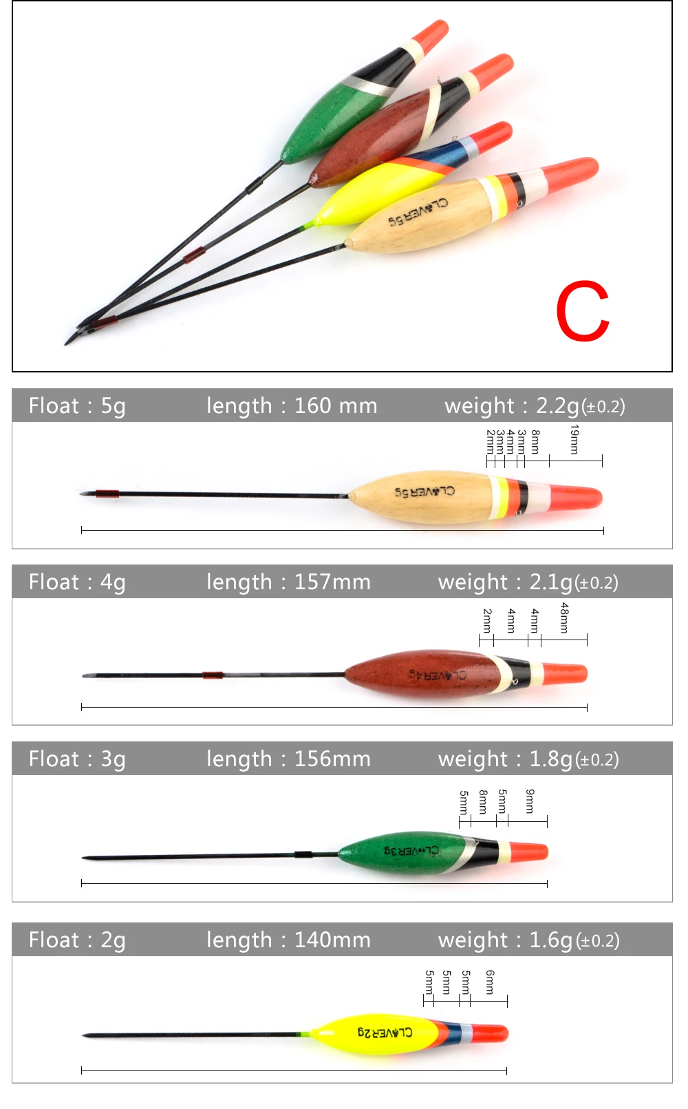 FISH KING, 4 шт./лот, разные размеры, цвет, Articulos De Pesca, поплавок, набор, буй, Boia, поплавки для ловли карпа, рыболовные снасти, аксессуары, flotador