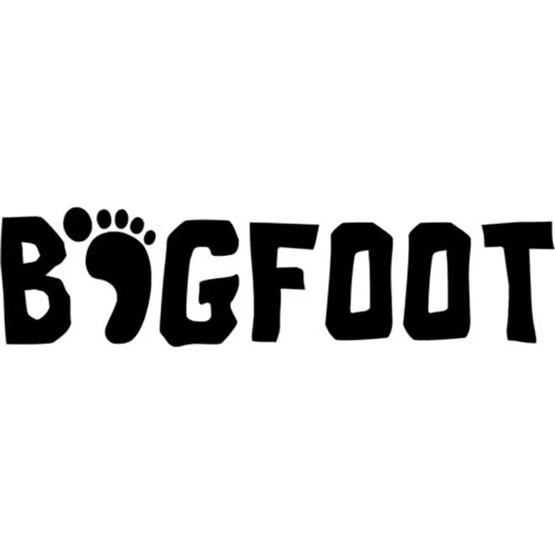 16 см * 4 автомобильный стикер Bigfoot Sasquatch Yeti и виниловые наклейки черный