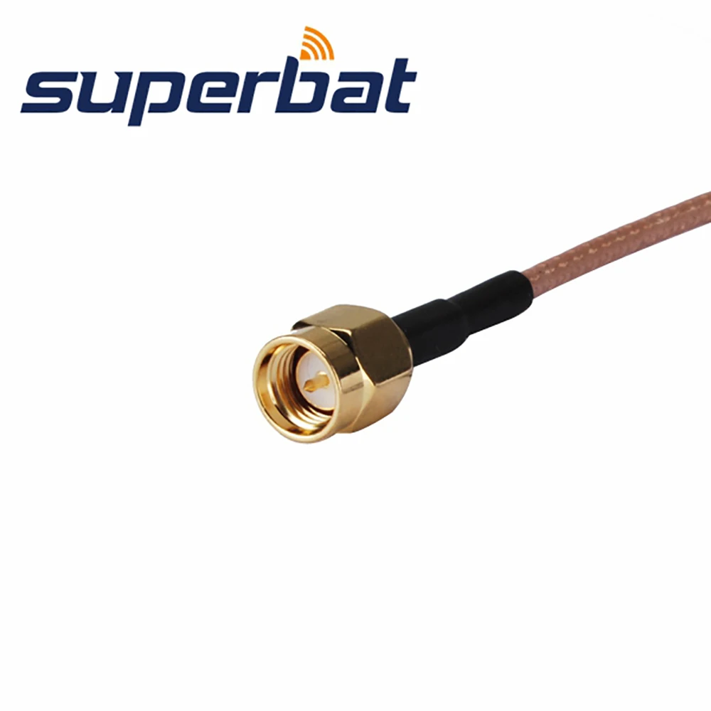 Superbat SMA Jack Панель крепление прямо к прямой штекер помощью соединительного кабеля