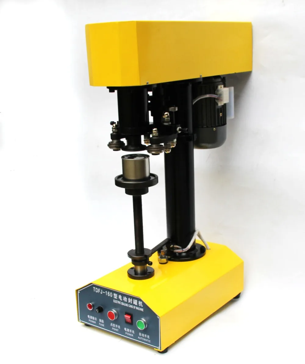 Полуавтоматическая машина для запечатывания жестяных банок Лидер продаж