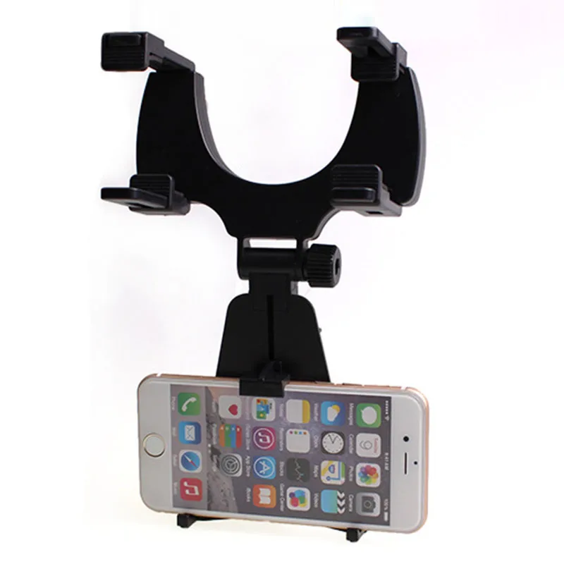 1 шт. Автомобильное зеркало заднего вида мобильный телефон Регулируемая