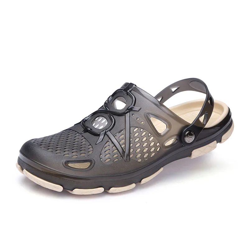 RAZAMAZA Для мужчин летние сандалии для пляжа дышащая воды мужской Садоводство обуви