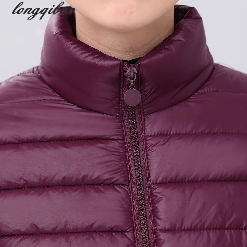 Женская тонкая хлопковая куртка с воротником однотонное пальто для пожилых