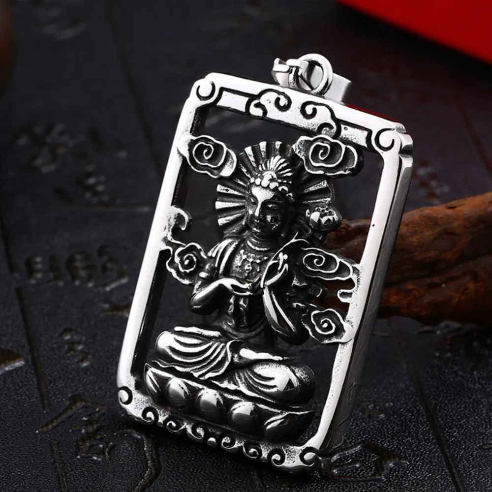 Лидер продаж новинка бесплатная доставка красивый тибетский серебряный кулон miao