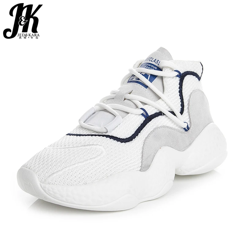 Кроссовки JK женские с круглым носком Вулканизированная подошва сетчатые