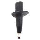 Черный Platic  Metal запасной стержень, наконечник для пеших прогулок, альпеншток, трость