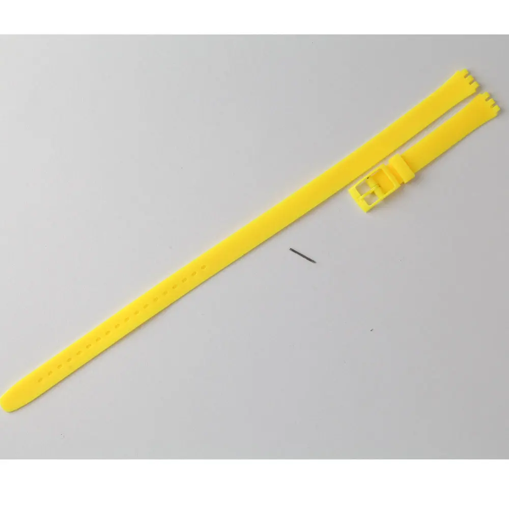 Плюс ремешок резиновый высококачественный для часов Замена Swatch мягкий