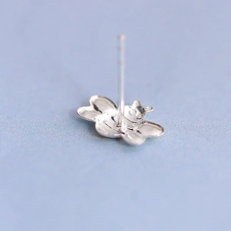 Ромашки новый дизайн чистое серебро 925 пробы ювелирные изделия прекрасные Пчелы