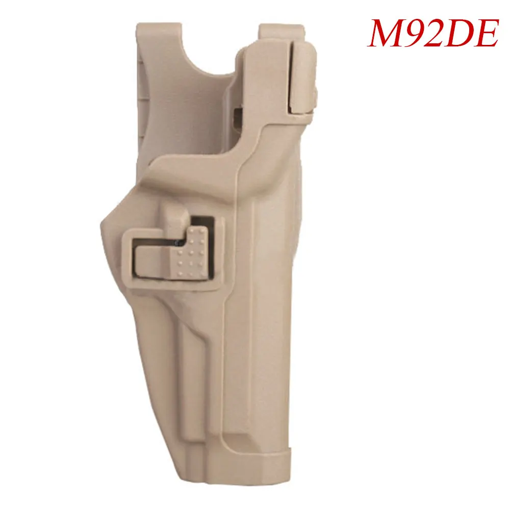 M92-DE EMERSONGEAR SERPE Стиль Автоматическая блокировка обязанность кобура для Glock M92 1911 USP P226 пластиковые кобура пистолета чехол Охота Аксессуары - Цвет: M92-DE