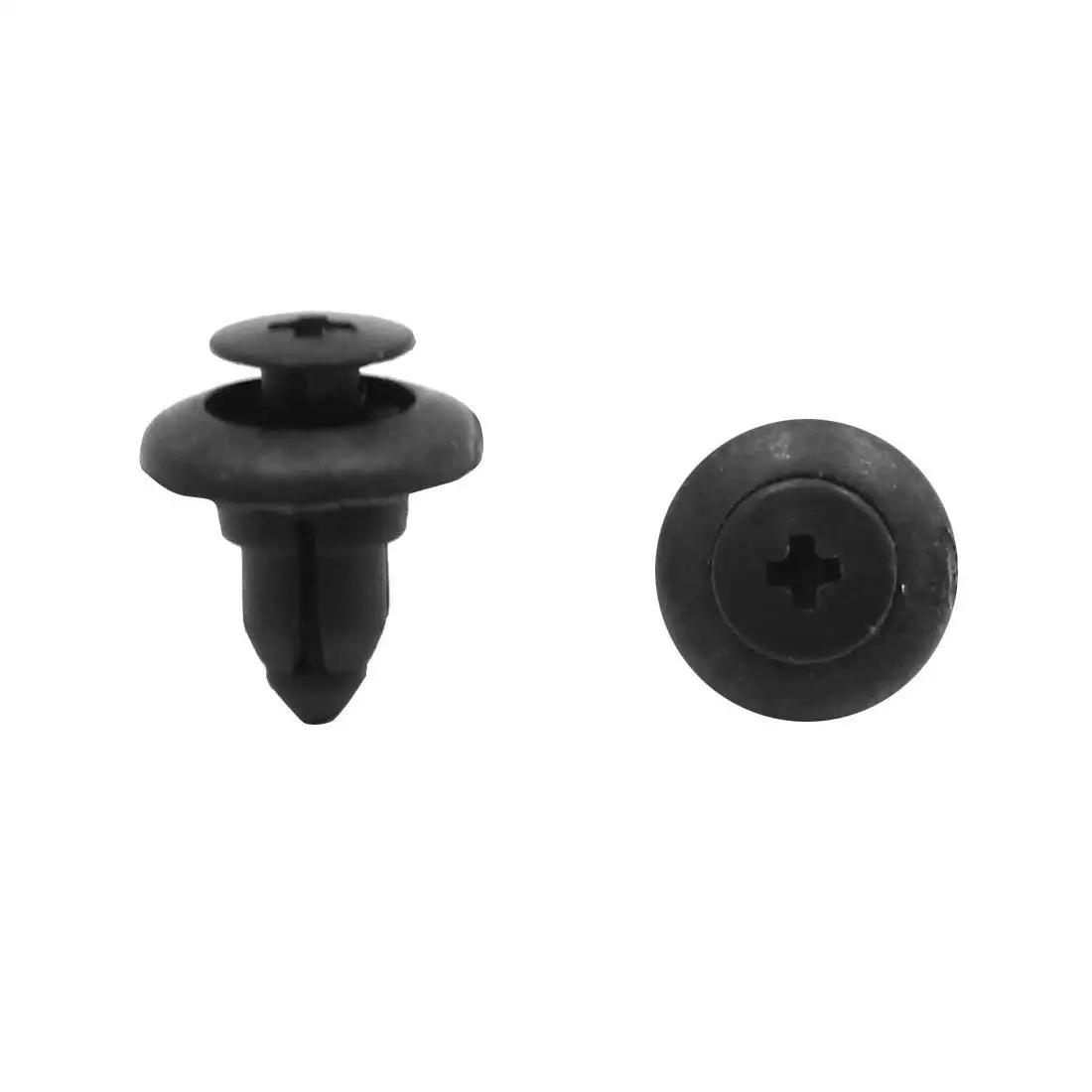 

Uxcell 100 шт. черный пластиковый нажимной тип автомобильный бампер крыло заклепки застежки