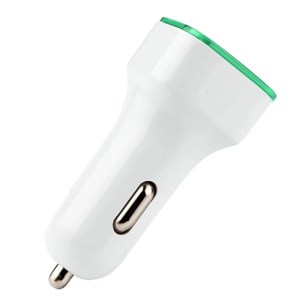 LED Dual USB Автомобильное зарядное устройство 2 порта адаптер прикуриватель для