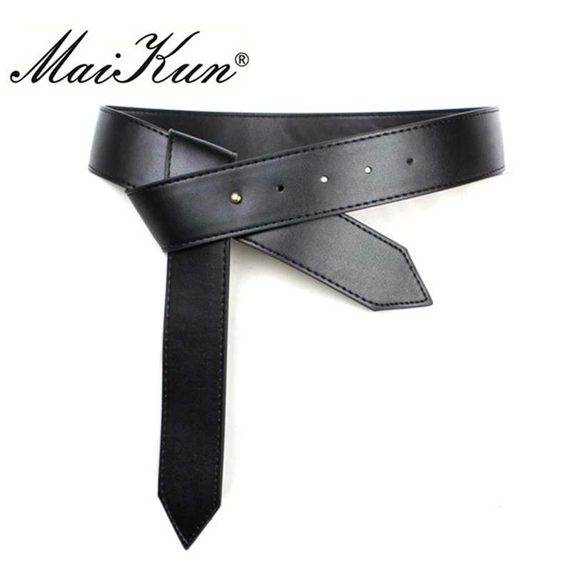 Maikun PU Leather Belts for Women Elegant Women Belt