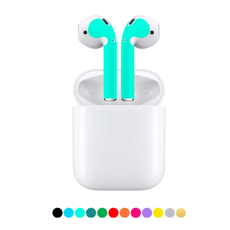 Для AirPods Skins стикеры беспроводные наушники Кожа Наклейка Защитные обертывания Виниловая крышка водонепроницаемый стикер s