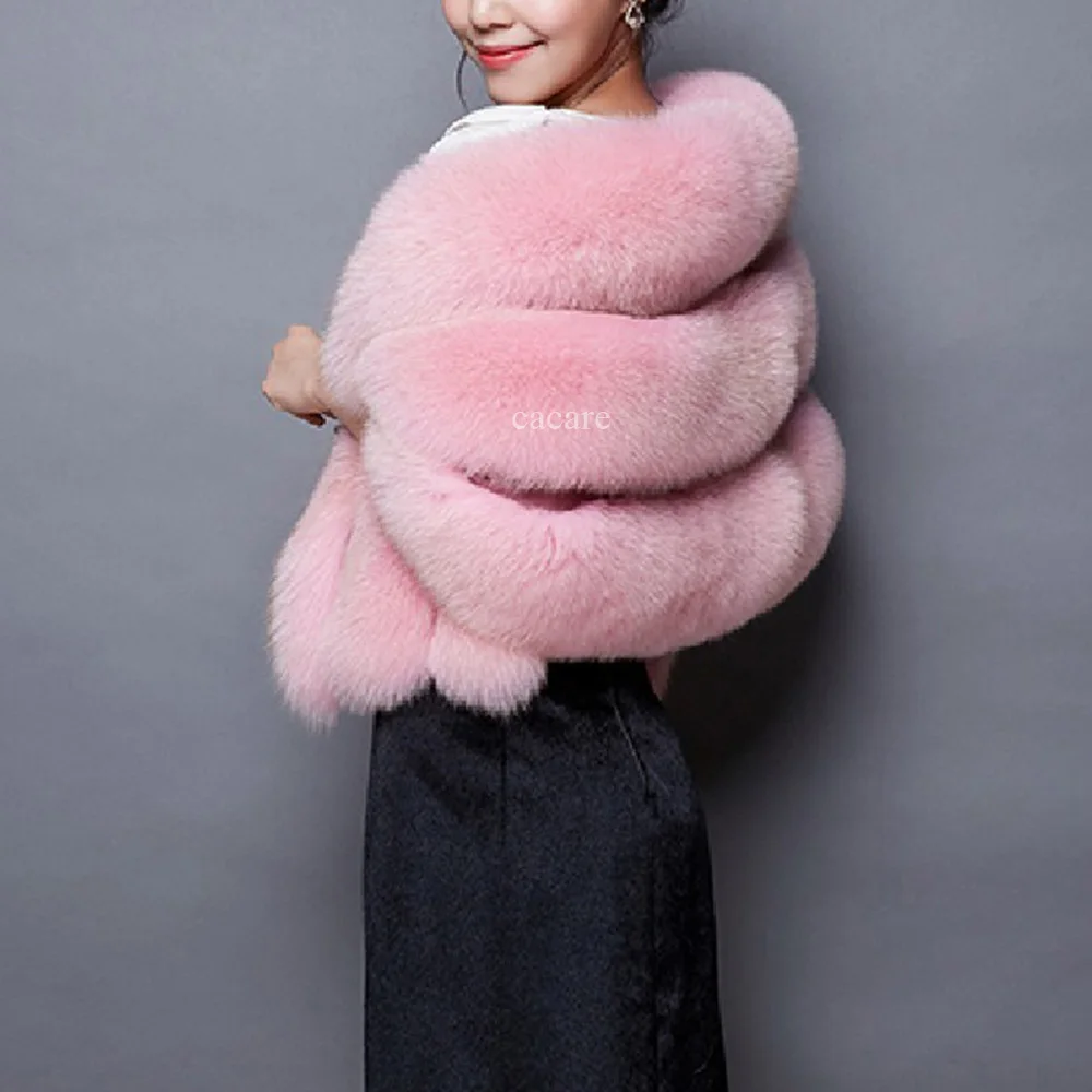 Накидка из искусственного меха жилет мантия осень 2018 дешевая пушистая меховая