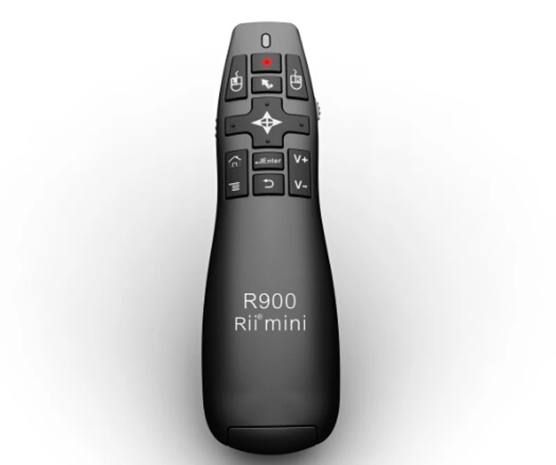 Rii R900 mini Гироскоп Беспроводная клавиатура с аэро маус и лазерной указкой для