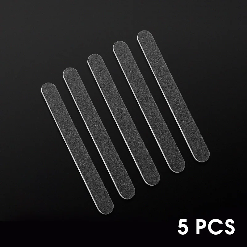 Black File(5 Pcs) ROHWXY 8 шт./компл. Пилочки для ногтей кисть прочный Полирующий песок Fing ногтей, для маникюра, аксессуары для Шлифовальная Пилка инструменты для УФ гель-лака набор - Цвет: Black File(5 Pcs)