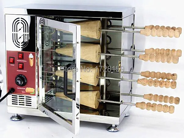 

bakery oven baking equipment doughtnut ice cream cone kurtos kalacs oven chimney cake roller grill machine
