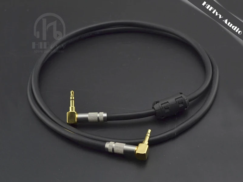 

Hifivv audio 3.5mm to 3.5mm Male plug Line In Car Aux Cable Headphone Amplifier JACK AUX cable