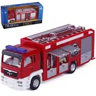 1: Инженерная машина из 64 сплавов, пожарная машина с высокой симуляцией, игрушечная машинка для транспортировки, Детская развивающая игрушка, бесплатная доставка
